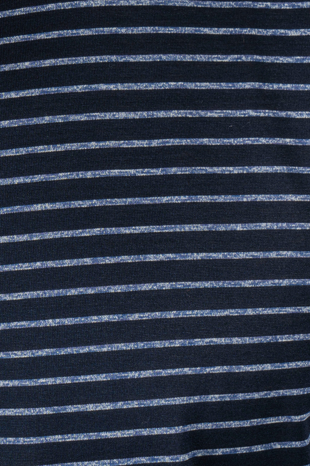 CANALI | T-Shirt With Marle Stripes | Navy