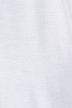 BRIONI | Organic Cotton Polo With Grey Trims | White