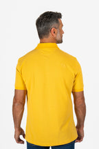 BRUNELLO CUCINELLI | Polo With Contrast Placket | Yellow