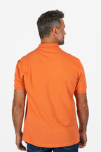 BRUNELLO CUCINELLI | Polo With Contrast Placket | Orange
