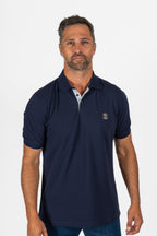 BRUNELLO CUCINELLI | Polo With Contrast Placket | Navy