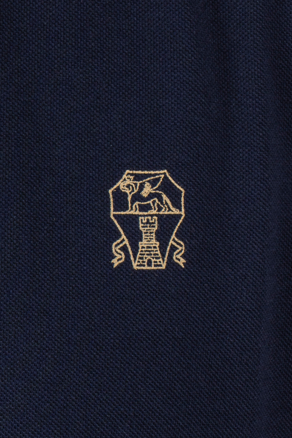BRUNELLO CUCINELLI | Polo With Contrast Placket | Navy