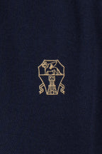 BRUNELLO CUCINELLI | Polo With Contrast Placket | Navy