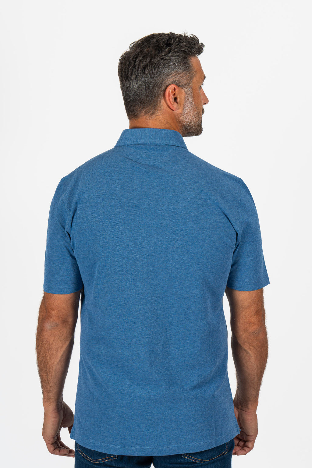 BRUNELLO CUCINELLI | Pique Polo | Blue