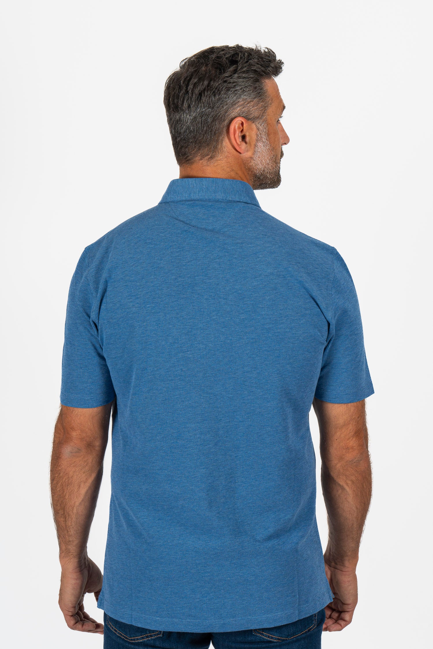 BRUNELLO CUCINELLI | Pique Polo | Blue