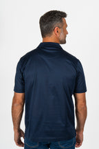 CANALI | V-Neck Polo | Navy