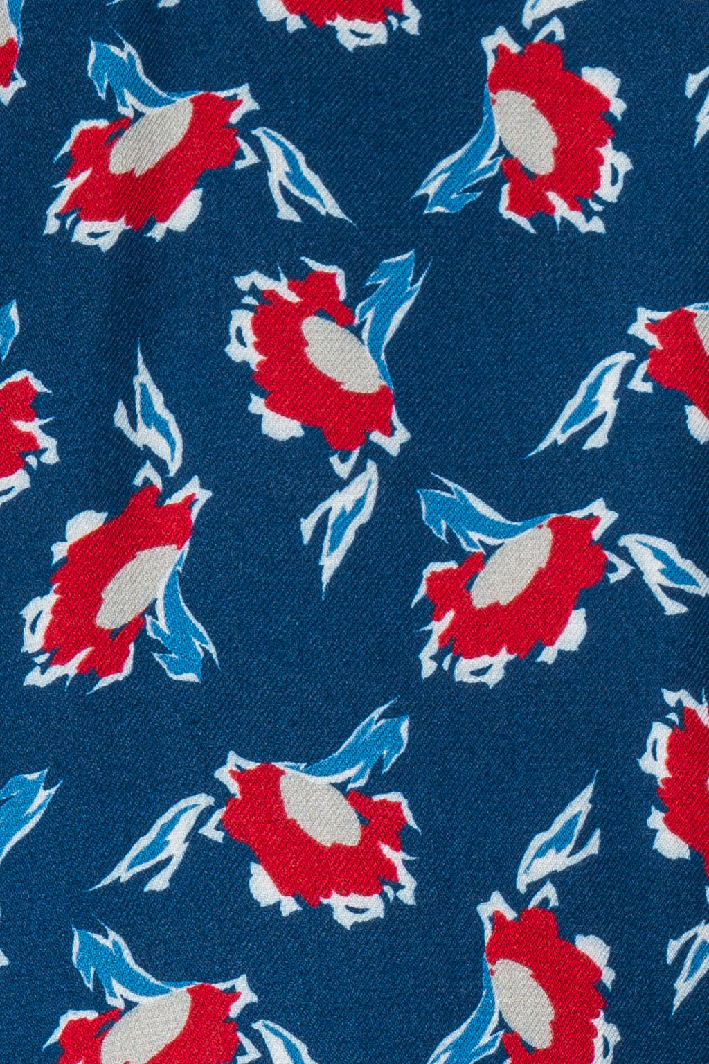 CANALI | Floral Shirt | Red & Navy