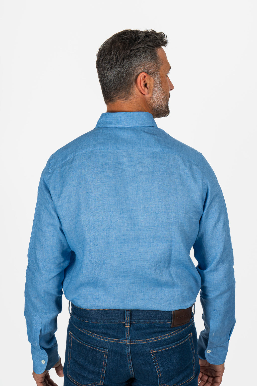 CANALI | Linen Shirt | Sky Blue