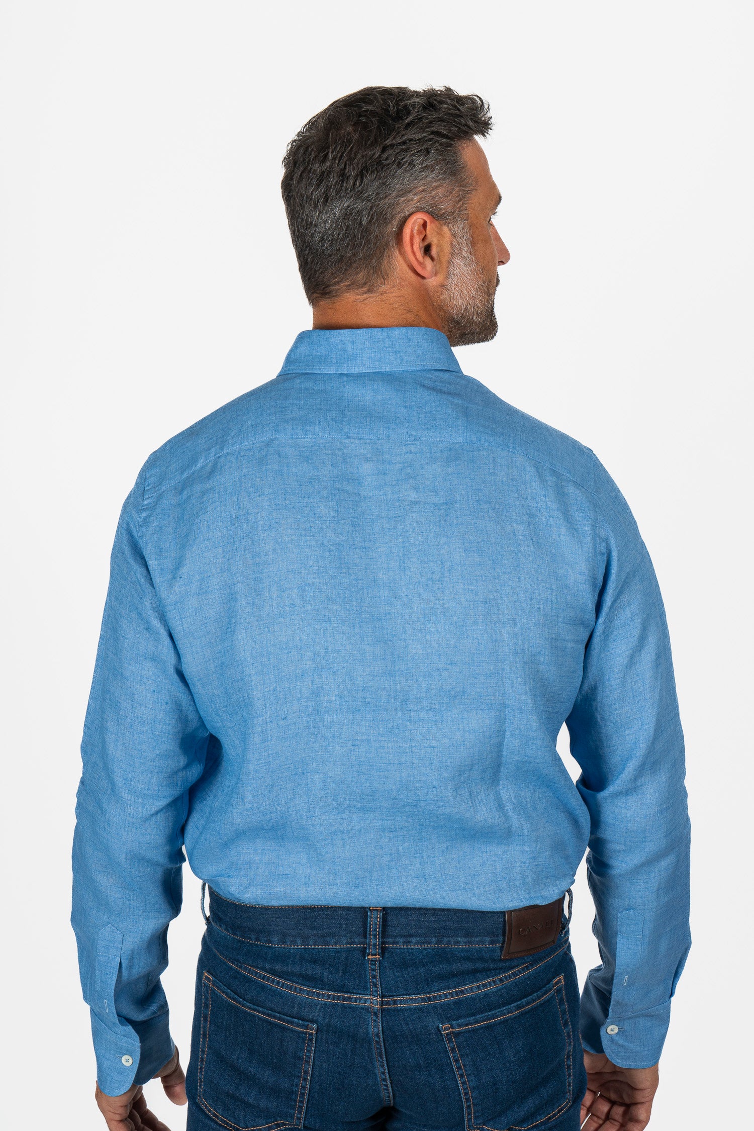CANALI | Linen Shirt | Sky Blue