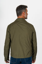 CANALI | Rain Resistant Bomber | Olive
