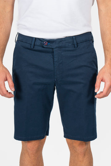 MMX Navy Shorts With 4% Stretch