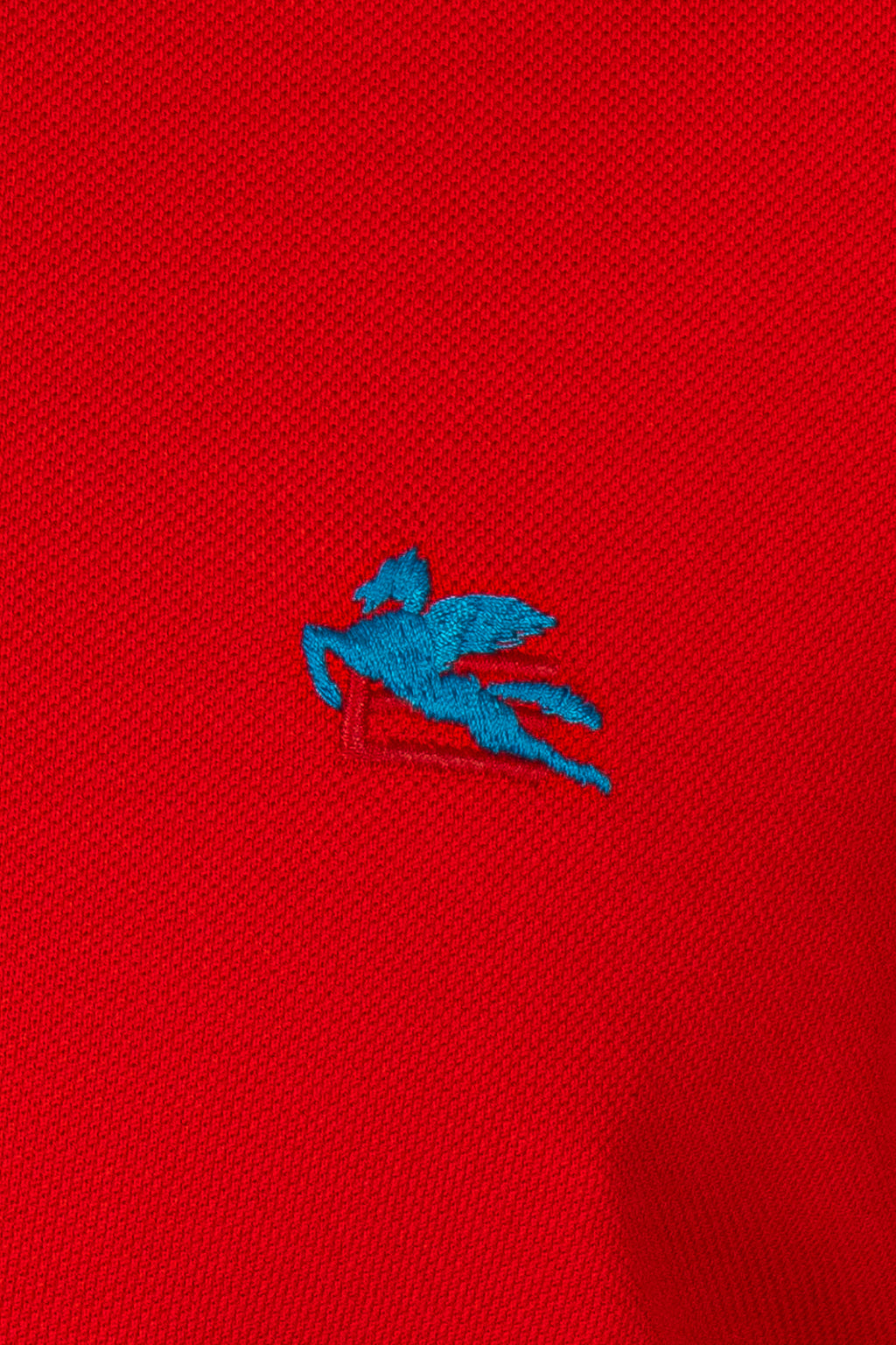 ETRO | Polo With Inner Contrast | Red