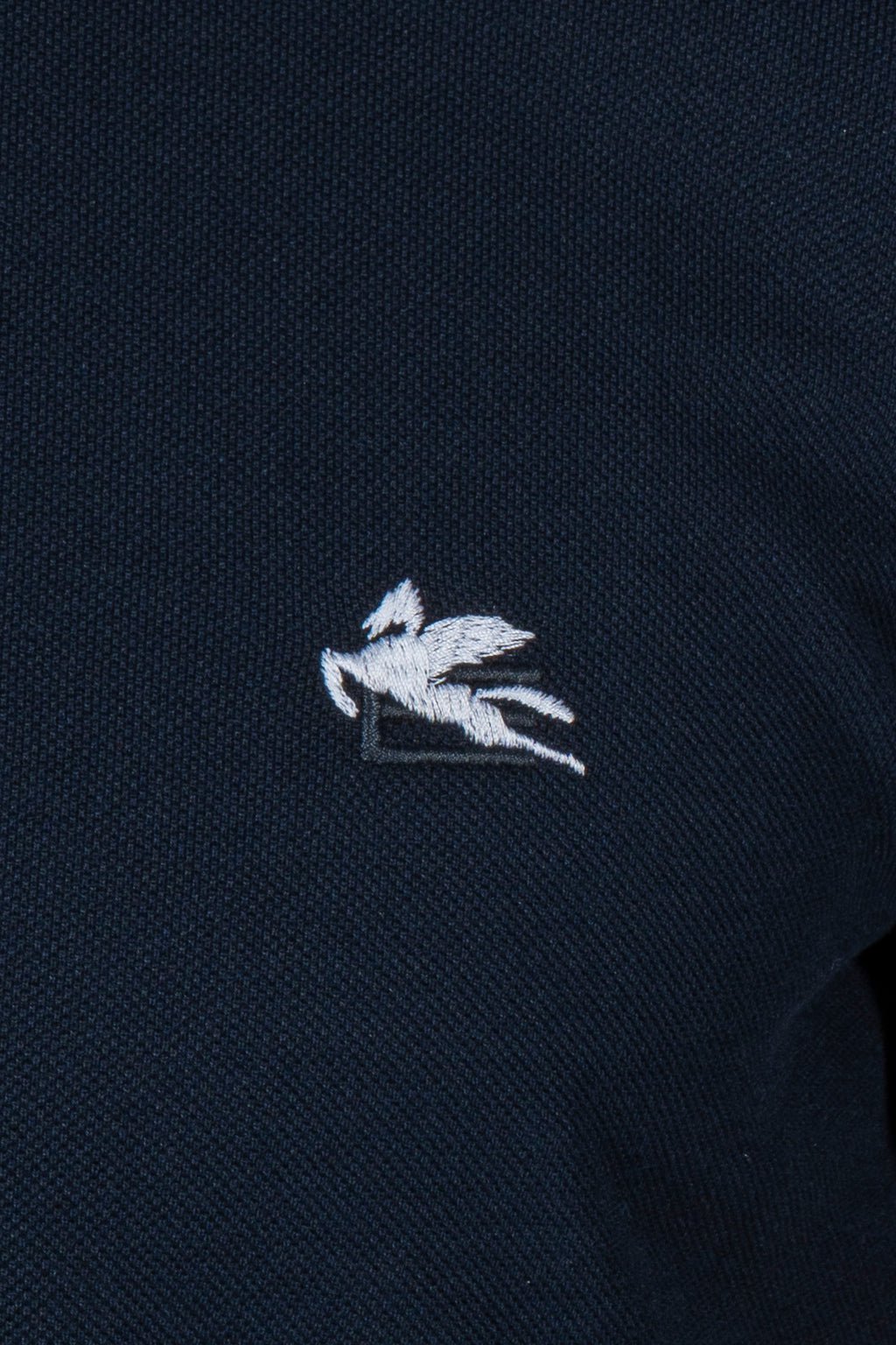 ETRO | Polo With Inner Contrast | Navy