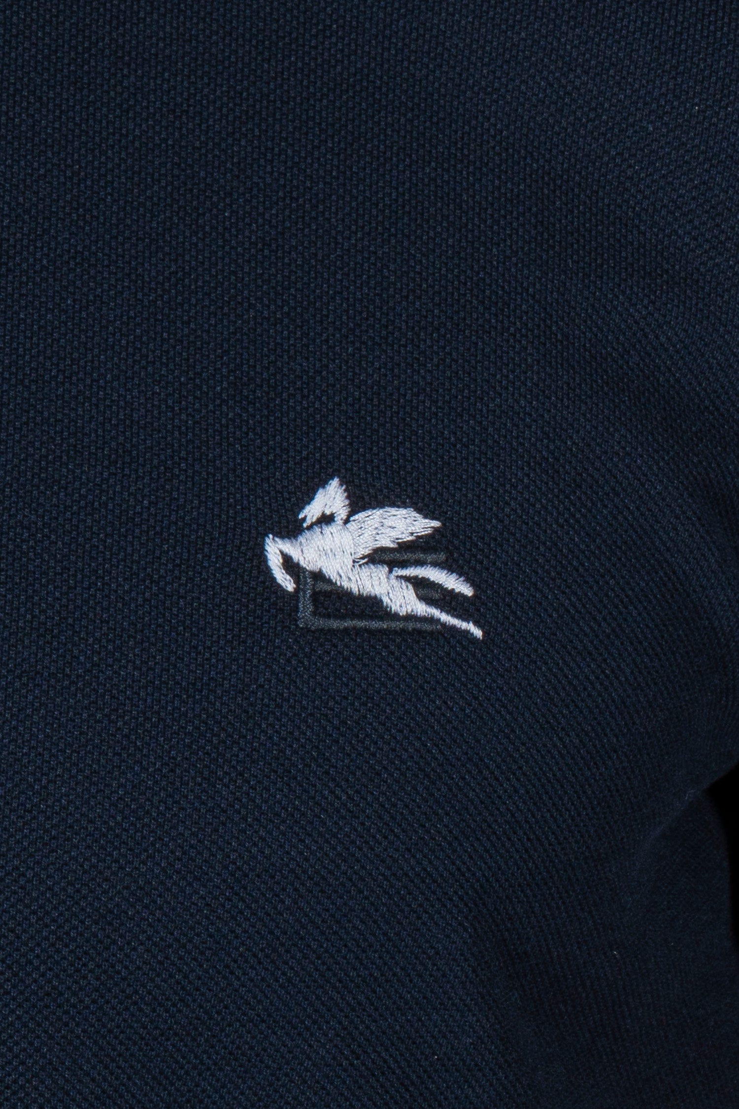 ETRO | Polo With Inner Contrast | Navy