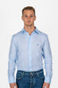 ETRO | Linen Shirt With Logo | Pale Blue