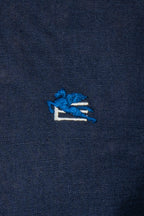 ETRO | Linen Shirt With Logo | Navy