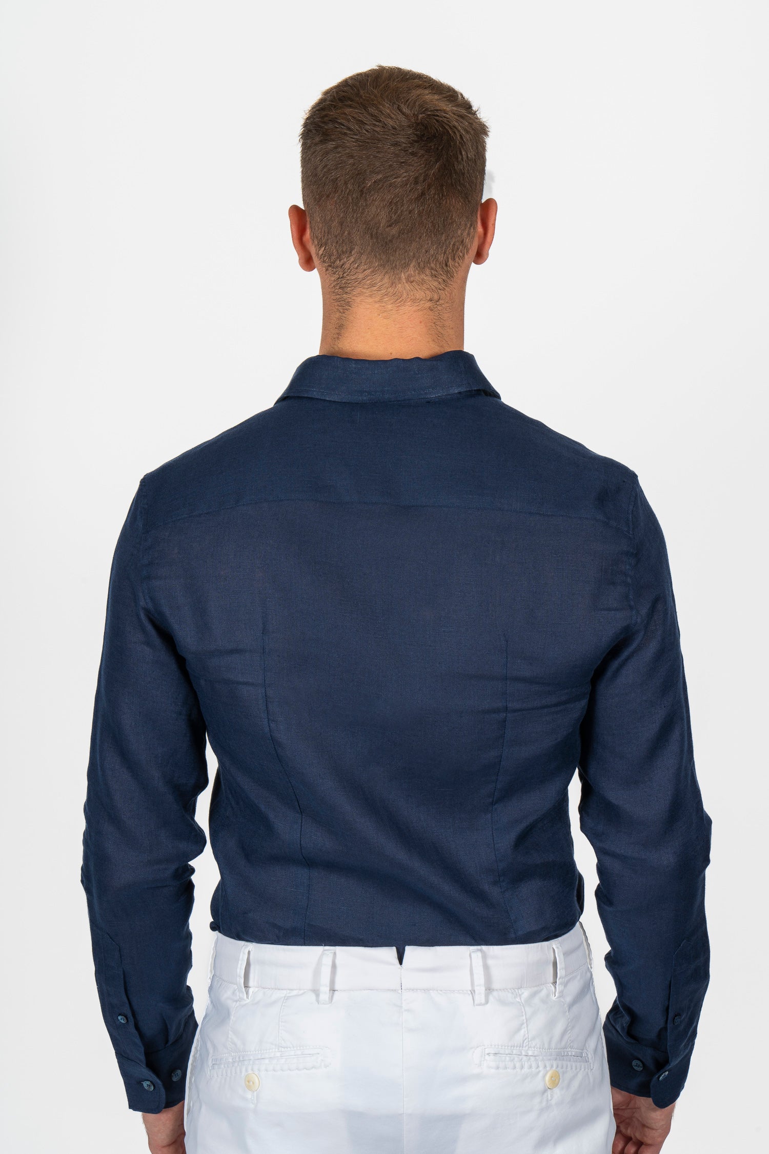 ETRO | Linen Shirt With Logo | Navy