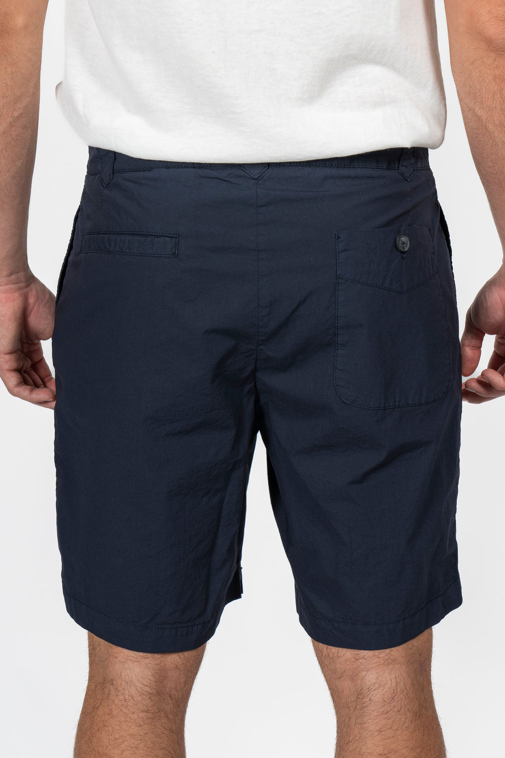 ALTEA | 1 Pleat Shorts | Navy