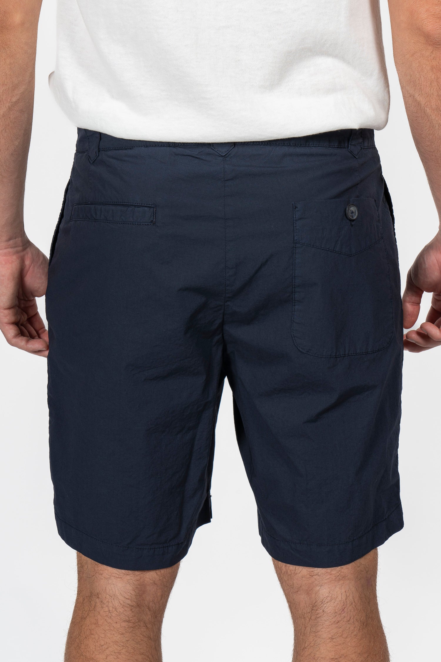 ALTEA | 1 Pleat Shorts | Navy