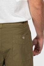 ALTEA | 1 Pleat Shorts | Khaki Green