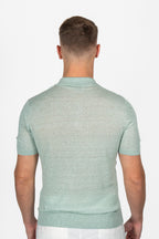 ALTEA | Marle Knitted Polo | Mint Green