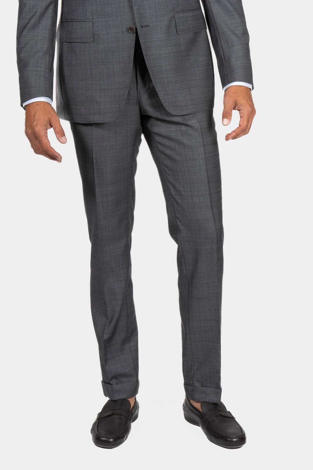 CANALI | Two-Tone Capri Suit | Mid-Grey