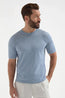PINI PARMA | Cotton Knitted Tee | Blue