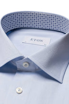 ETON | Twill With Inner Diamonds Contemporary Fit | Blue