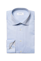 ETON | Twill With Inner Diamonds Contemporary Fit | Blue