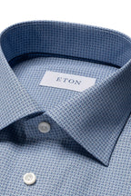 ETON | Tennis Ball Print Shirt | Blue