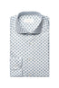 ETON | Cotton & Linen Patterned Shirt | Blue & White