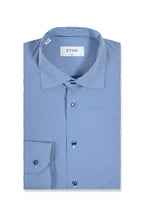 ETON | Stretch Striped Shirt | Dark Blue