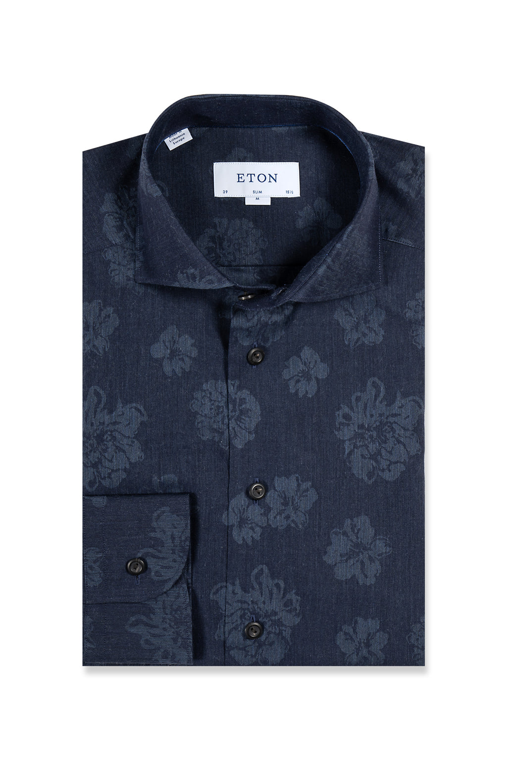 ETON | Floral Shirt | Navy