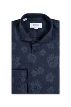 ETON | Floral Shirt | Navy