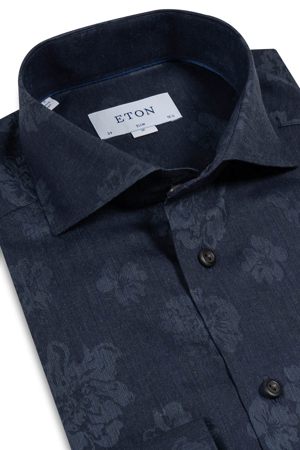 ETON | Floral Shirt | Navy