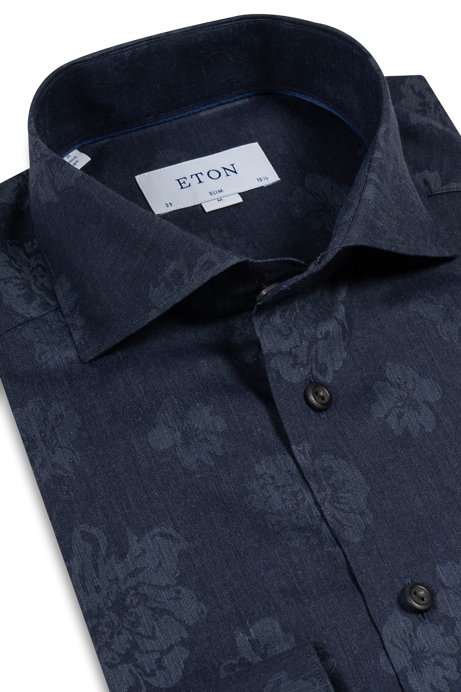 ETON | Floral Shirt | Navy