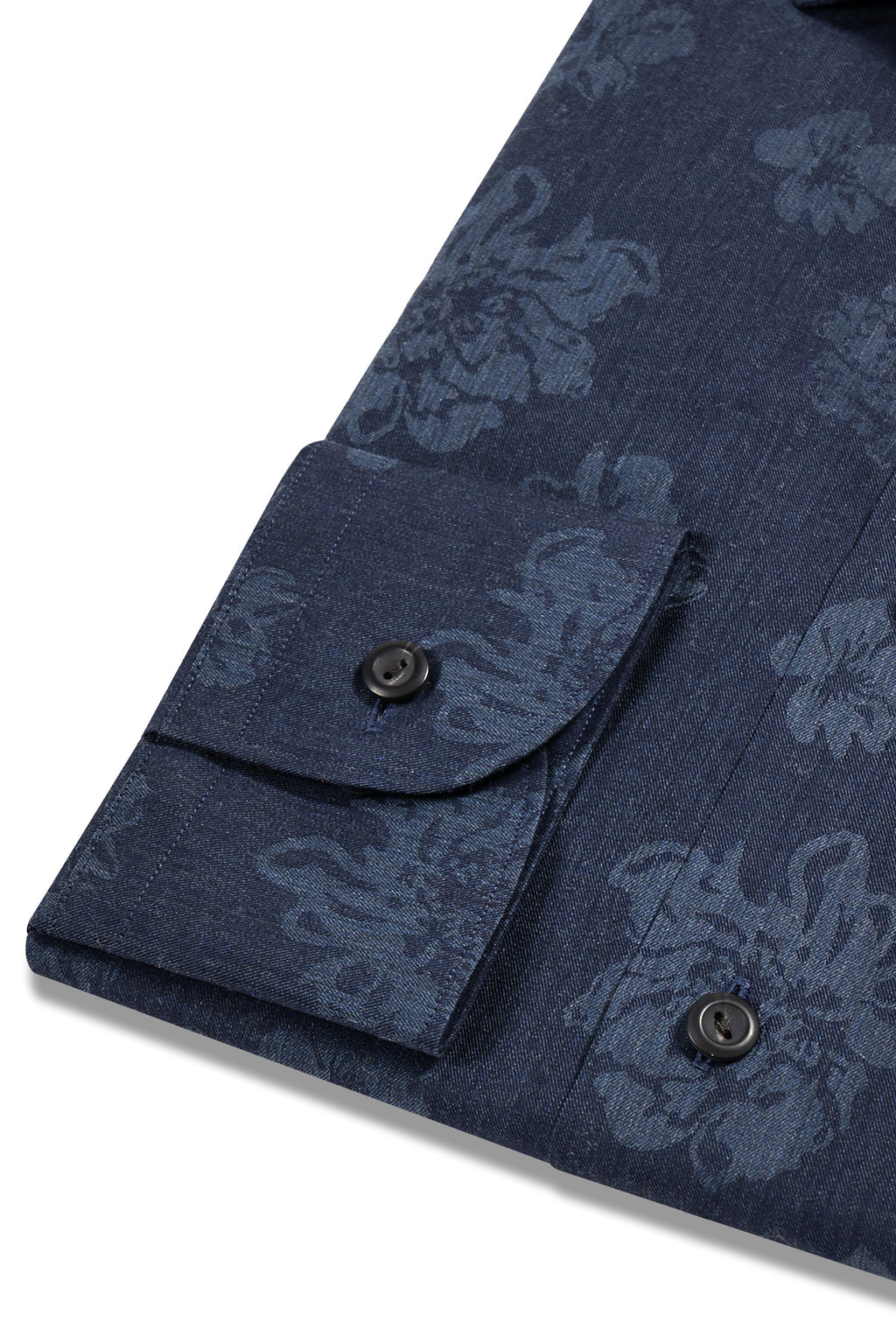 ETON | Floral Shirt | Navy