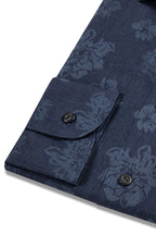 ETON | Floral Shirt | Navy