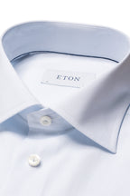 ETON | Fine Striped Shirt | Pale Blue