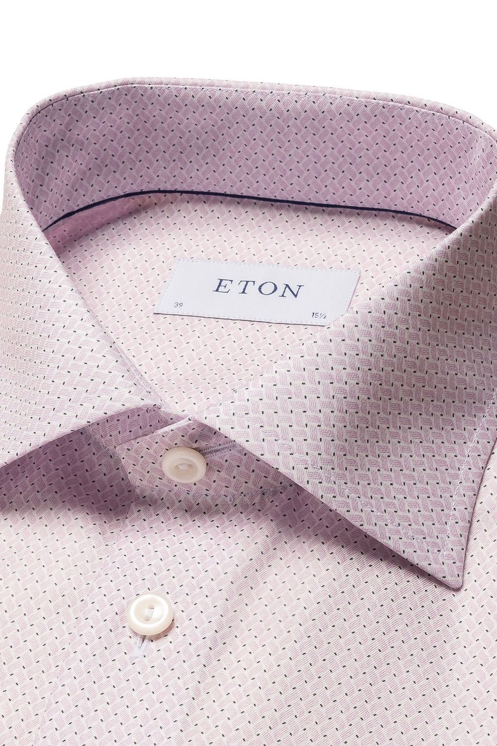 ETON | Geometric Print Shirt | Light Pink