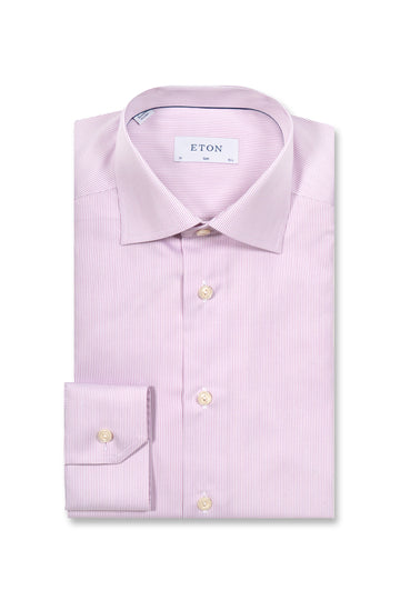 ETON Purple Striped Shirt