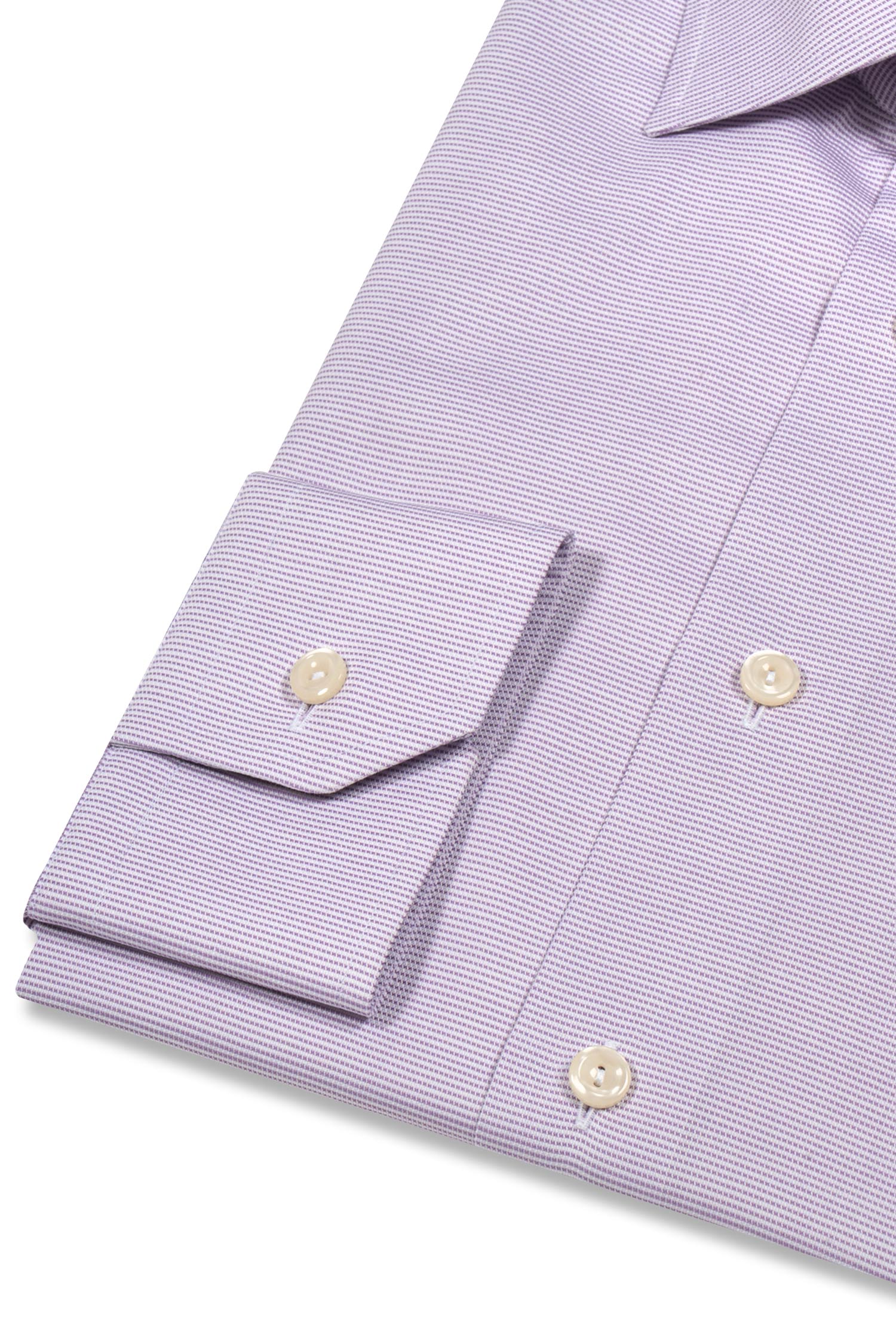 ETON | Horizontal Stripe Shirt | Purple