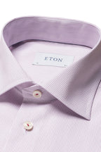 ETON | Fine Striped Shirt | Purple