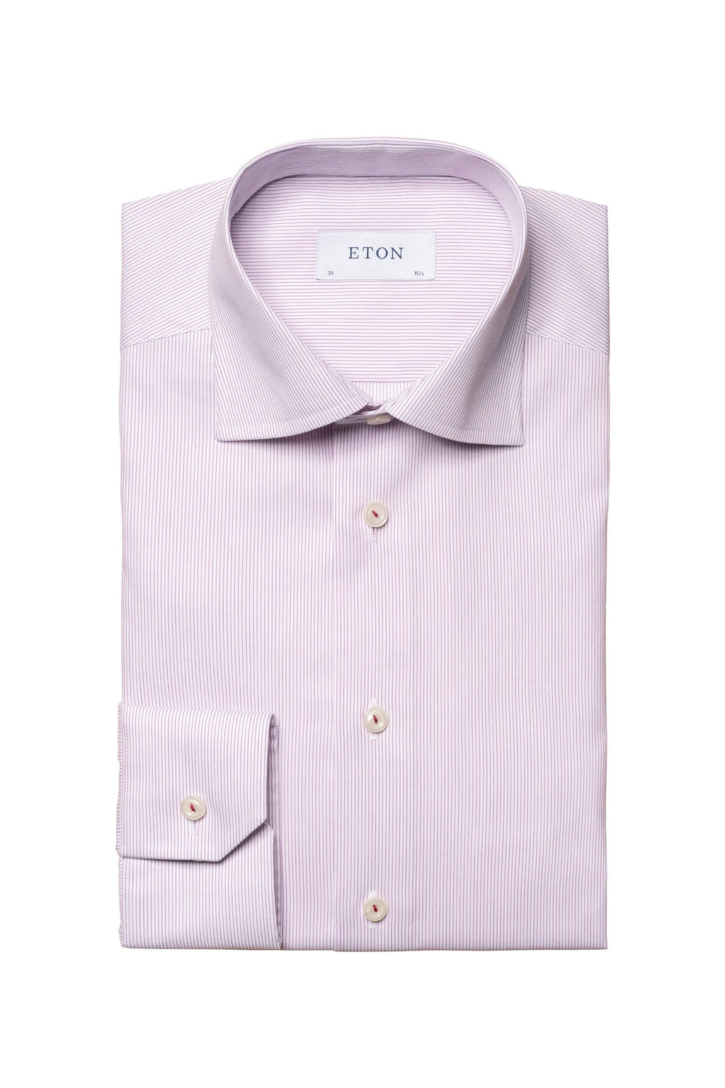 ETON | Fine Striped Shirt | Purple