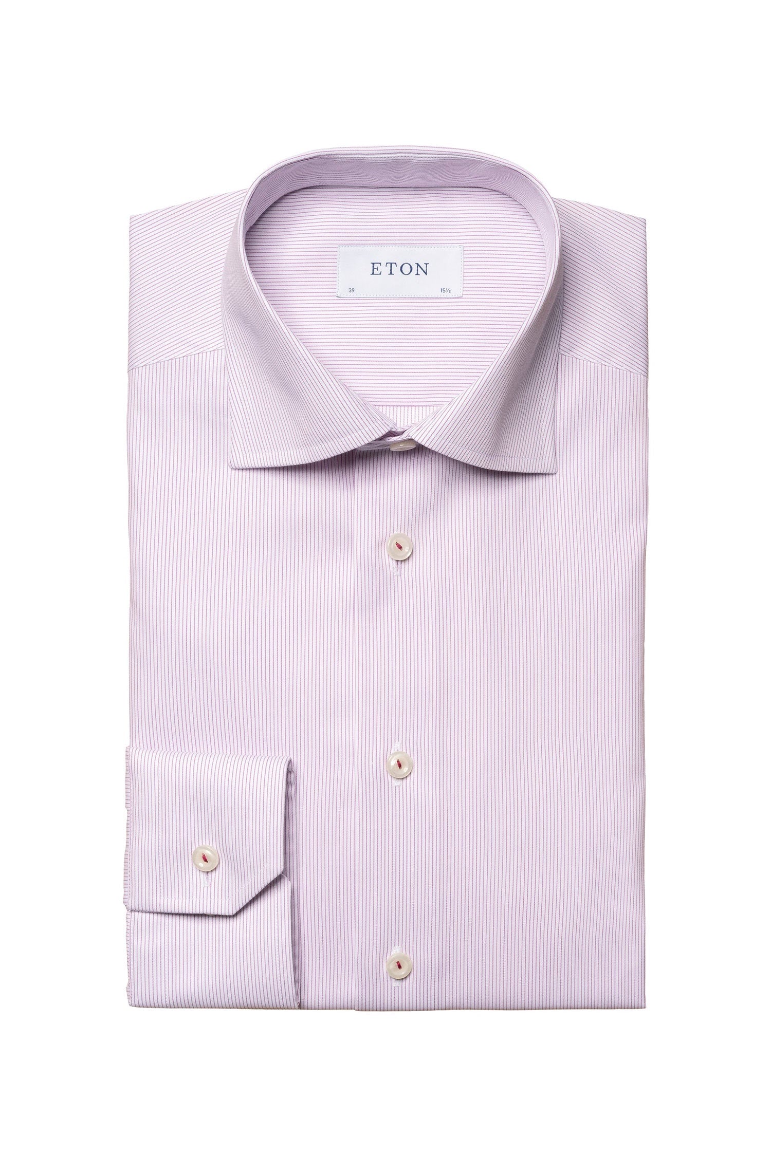 ETON | Fine Striped Shirt | Purple