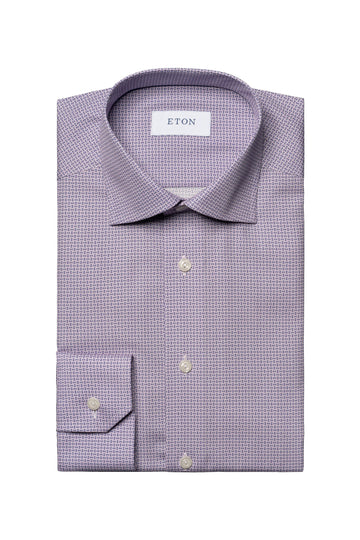ETON Pink Tennis Ball Print Shirt
