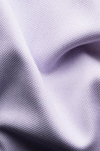 ETON | Textured Shirt Floral Trim | Purple