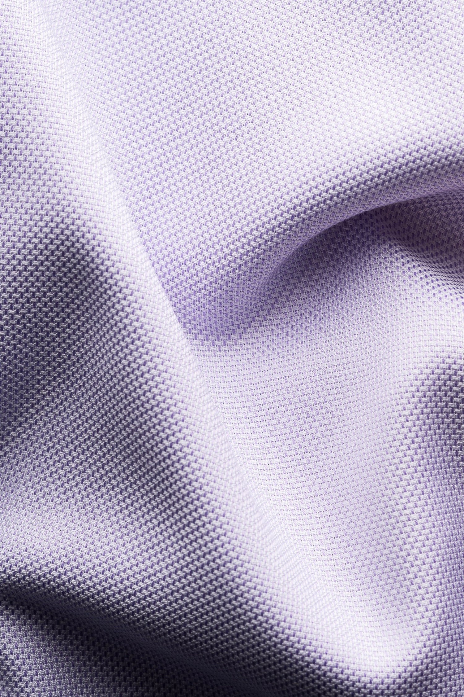 ETON | Textured Shirt Floral Trim | Purple