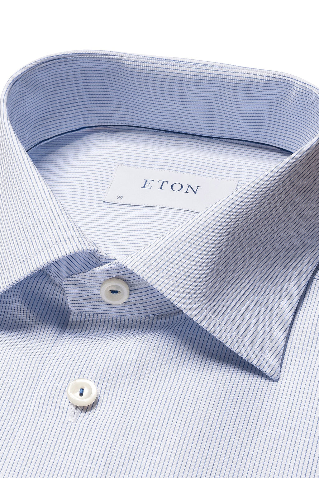 ETON | Fine Striped Shirt | Blue