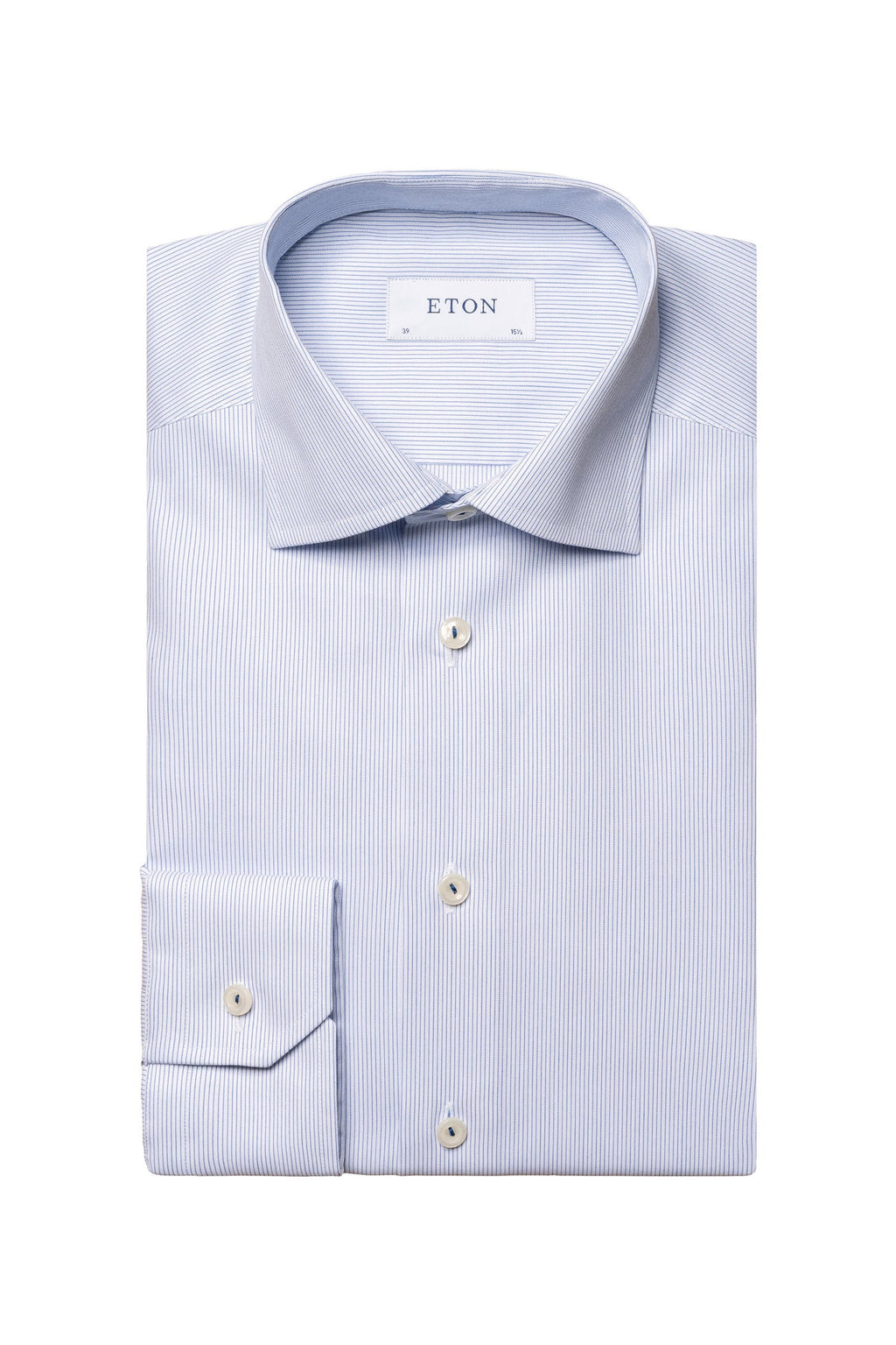 ETON | Fine Striped Shirt | Blue